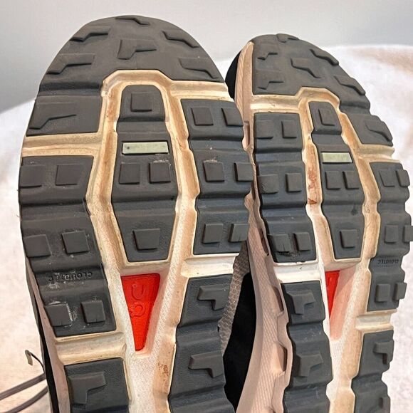 On Cloud Cloudtec Women White Sneaker Lace Up W9 Low Top Running Shoes Black - Picture 11 of 13